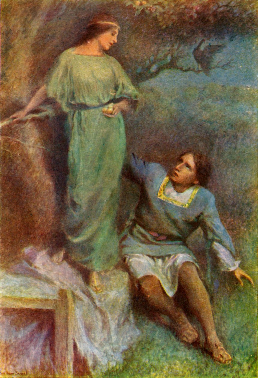 „A borsó tyúk azonnal leányzóvá változott”, 1917. alkotó: Unbekannt