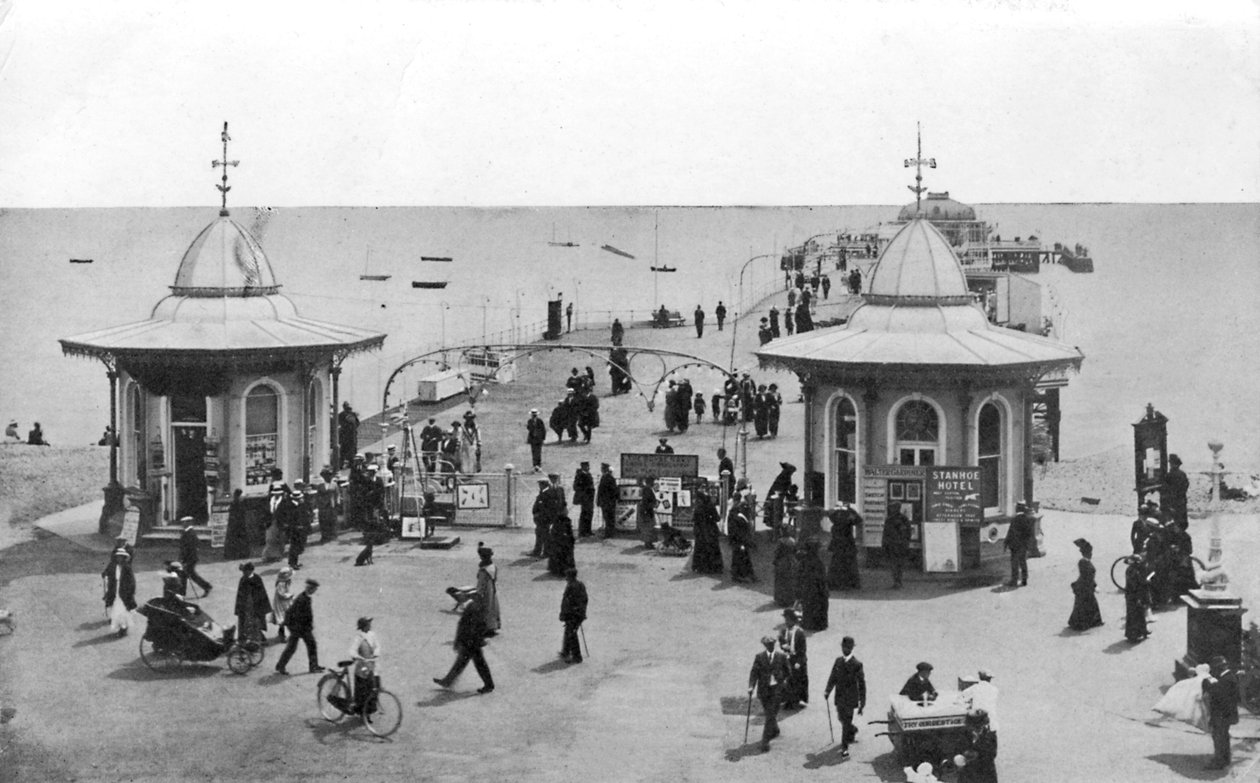 A móló, Worthing, West Sussex, 1900-1920-as évek alkotó: Unbekannt