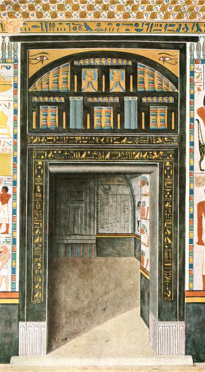 Puimre sírja, Théba, Egyiptom, 1928. alkotó: Unbekannt