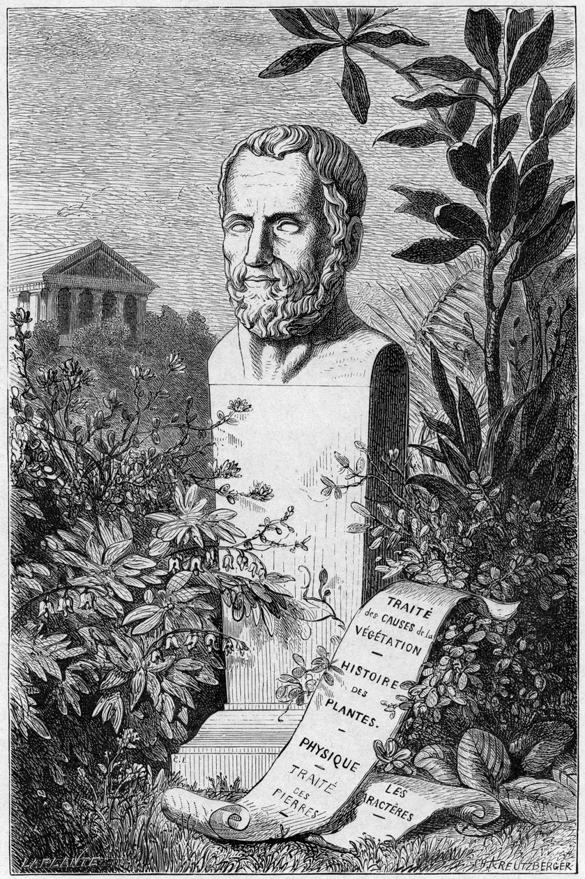 Theophrastus, ókori görög filozófus és tudós, 1866 alkotó: Unbekannt