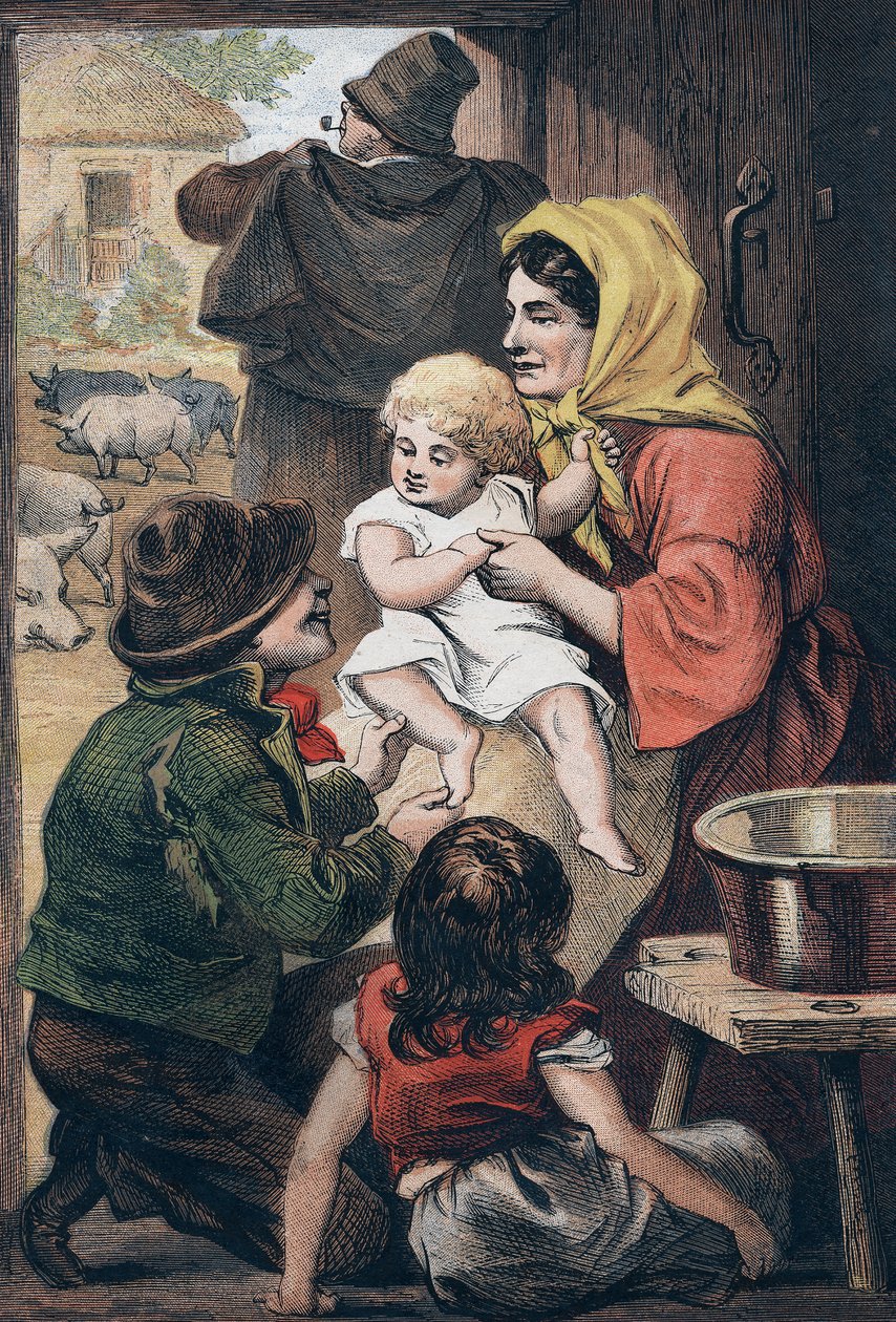 Ez a kismalac..., csecsemőszórakoztató, c1860 alkotó: Unbekannt