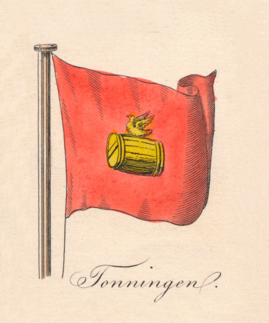 Tonningen, 1838 alkotó: Unbekannt