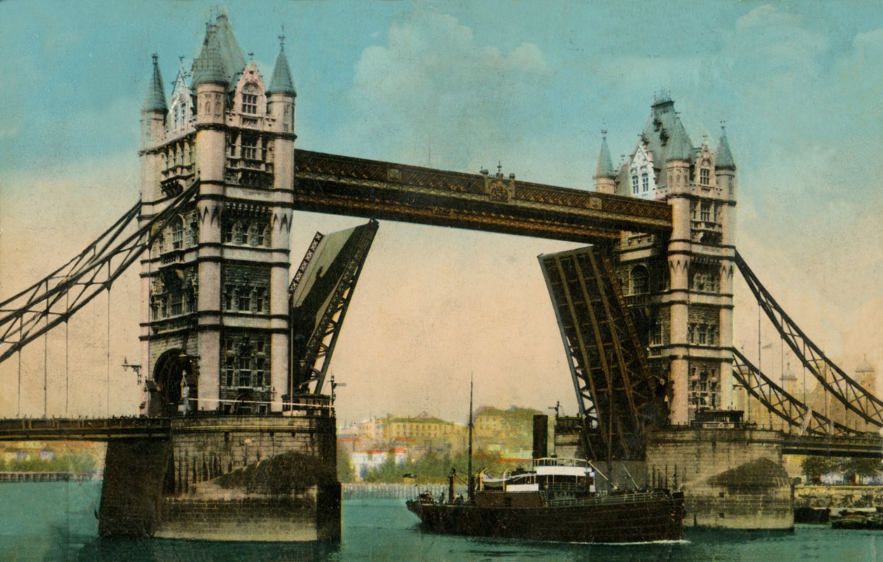 Tower Bridge, London, 1915. alkotó: Unbekannt