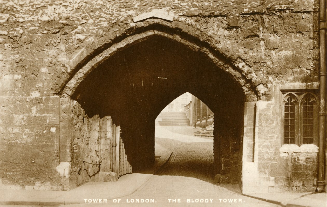 Londoni Tower. A véres torony, 1910. alkotó: Unbekannt