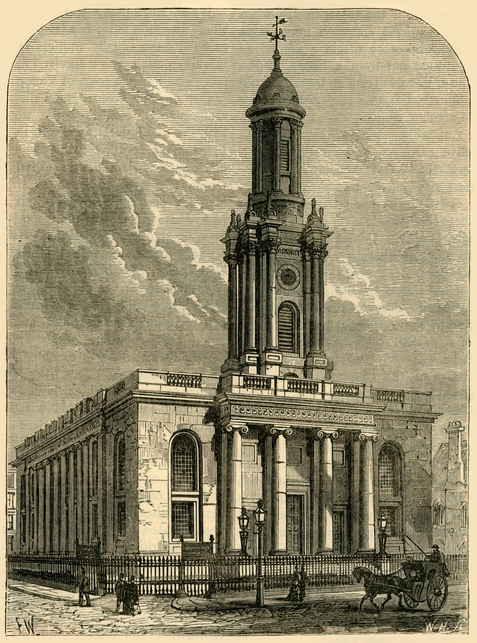 Szentháromság-templom, Albany utca, 1876. alkotó: Unbekannt