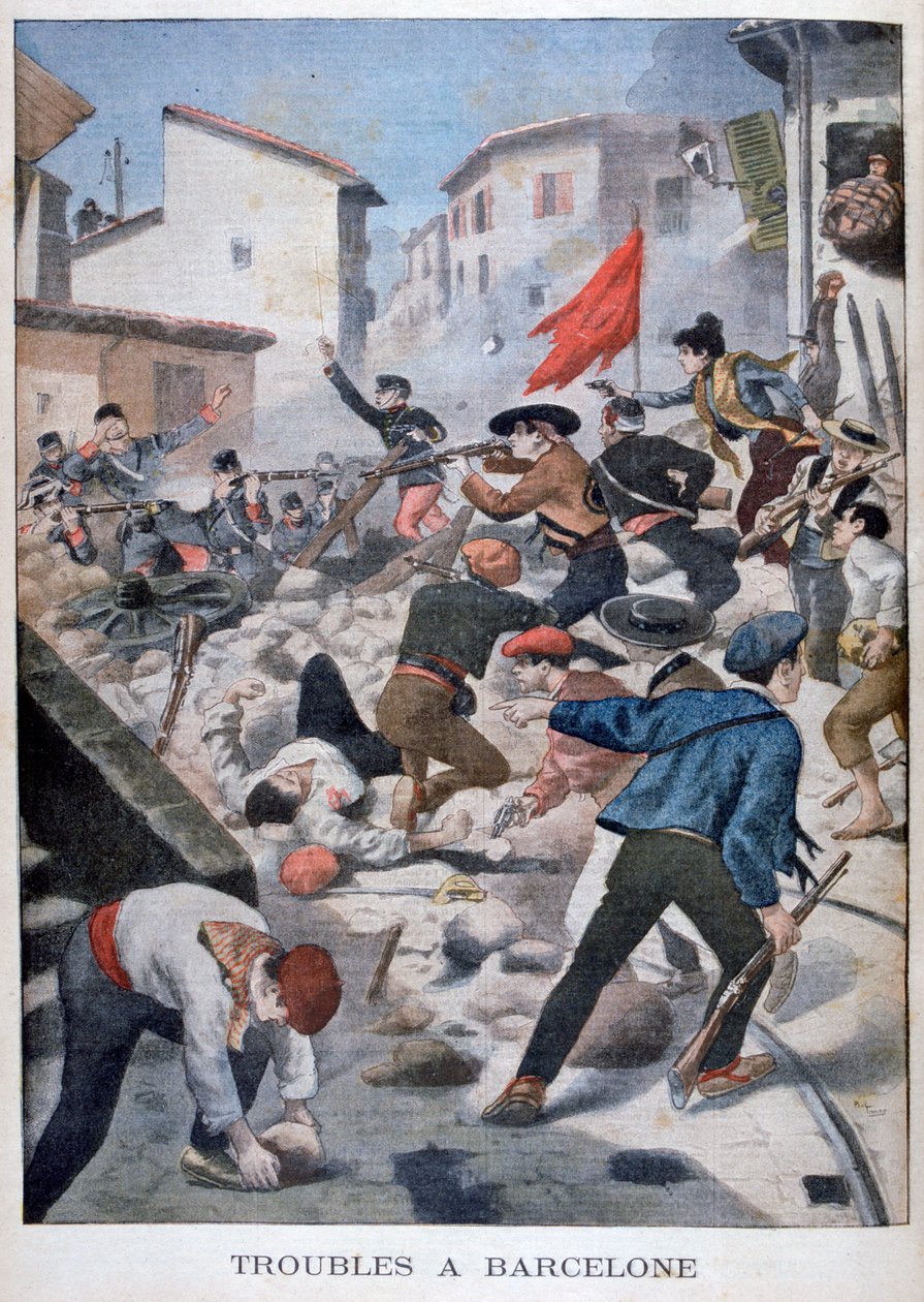 Baj Barcelonában, 1902 alkotó: Unbekannt