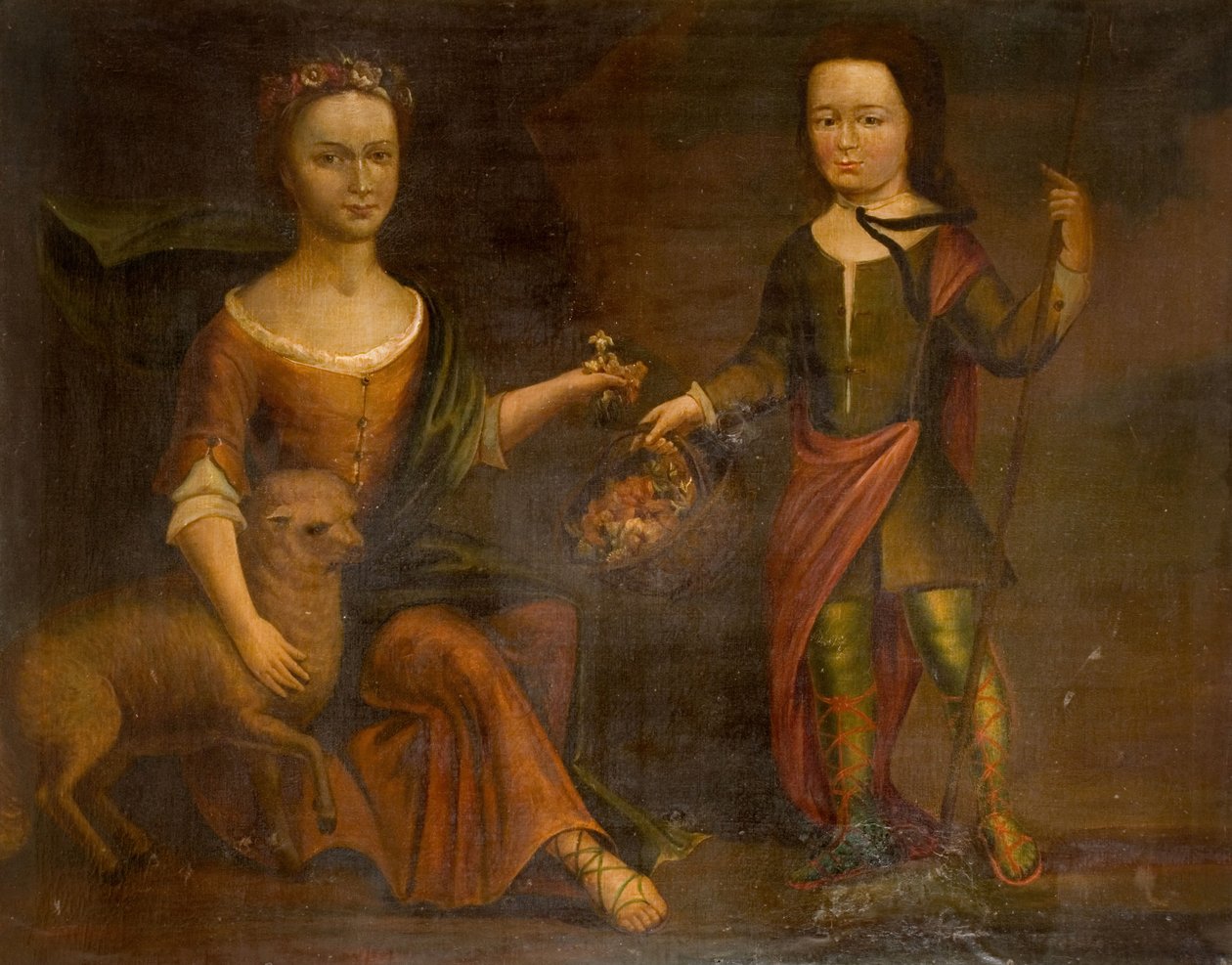 A Holte család két gyermeke, 1800. alkotó: Unbekannt