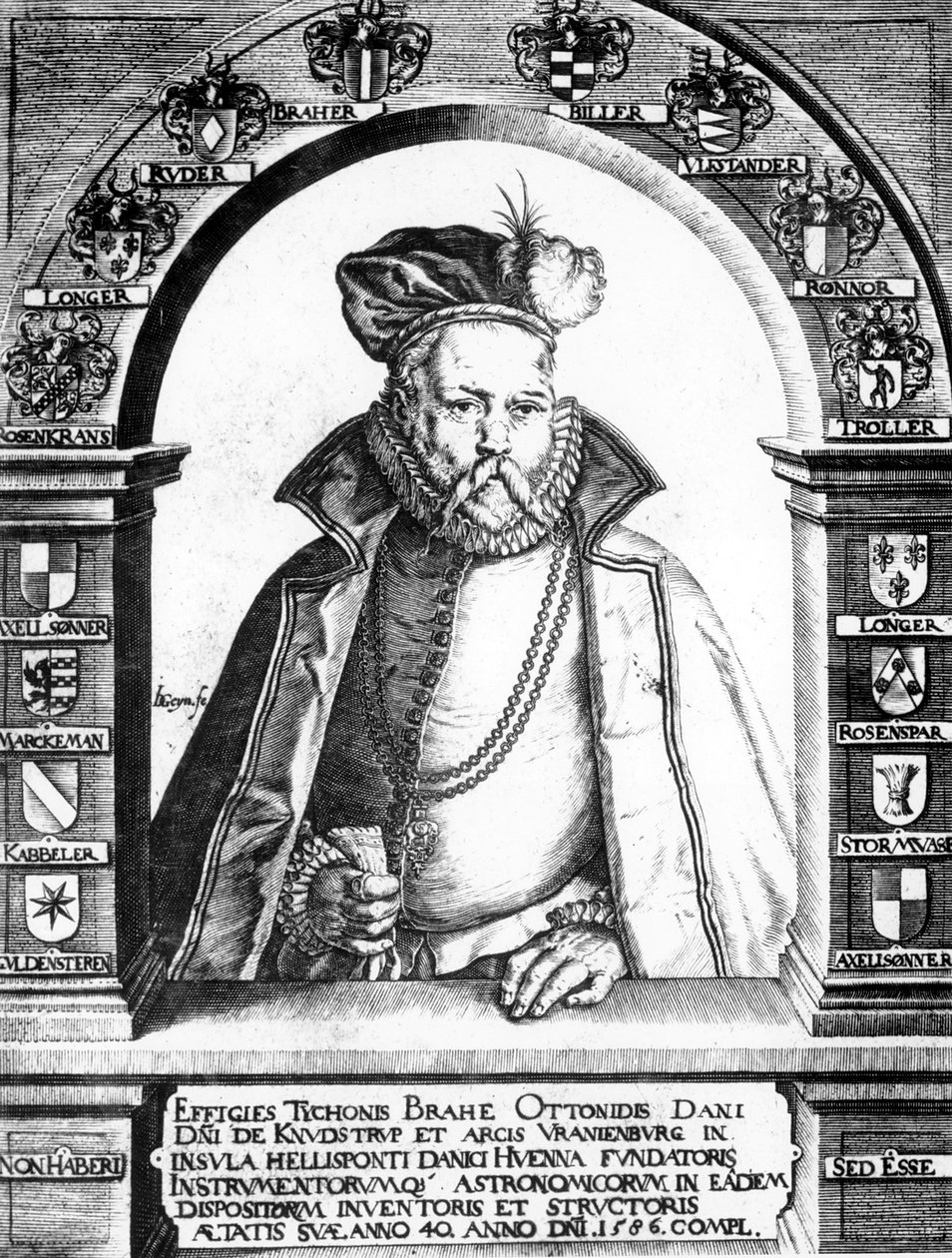Tycho Brahe, dán csillagász, 1586 alkotó: Unbekannt