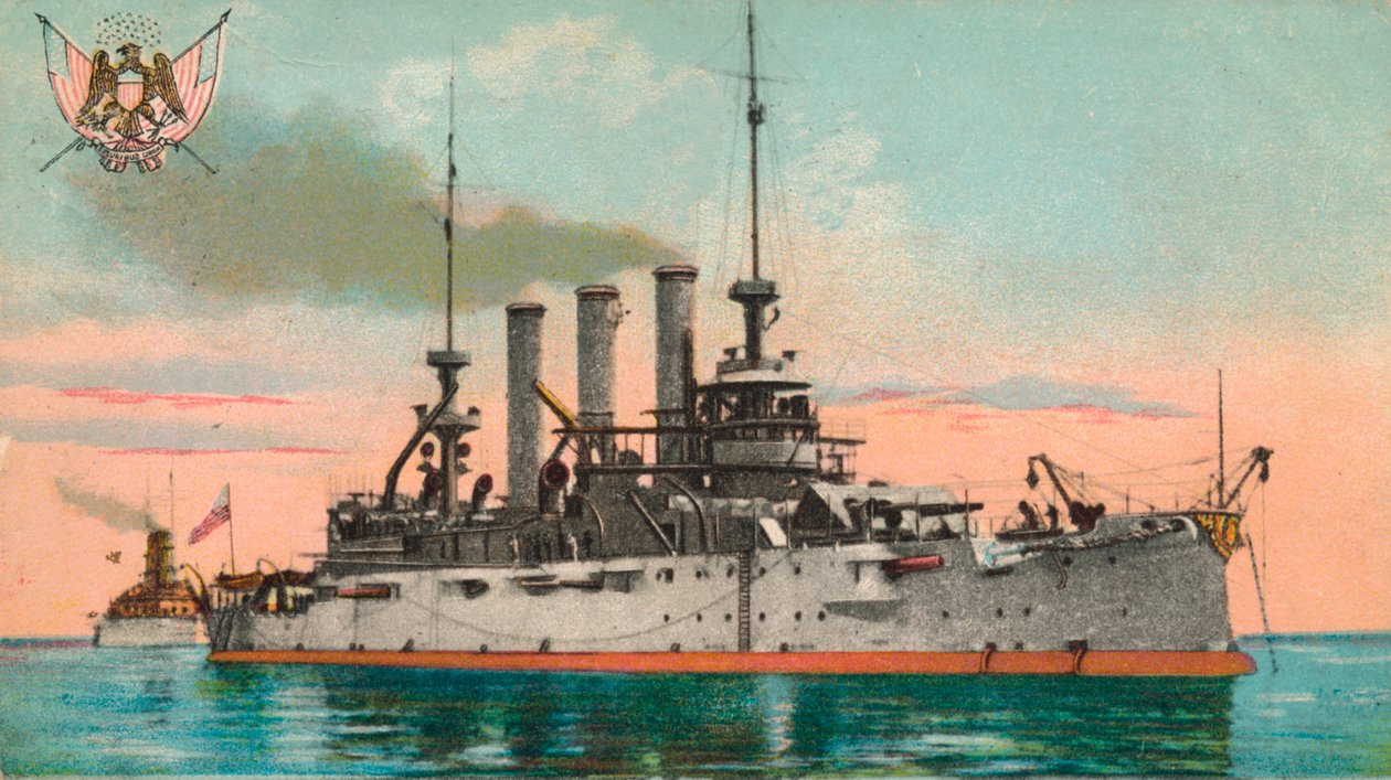 USA Missouri csatahajó, 1908 alkotó: Unbekannt