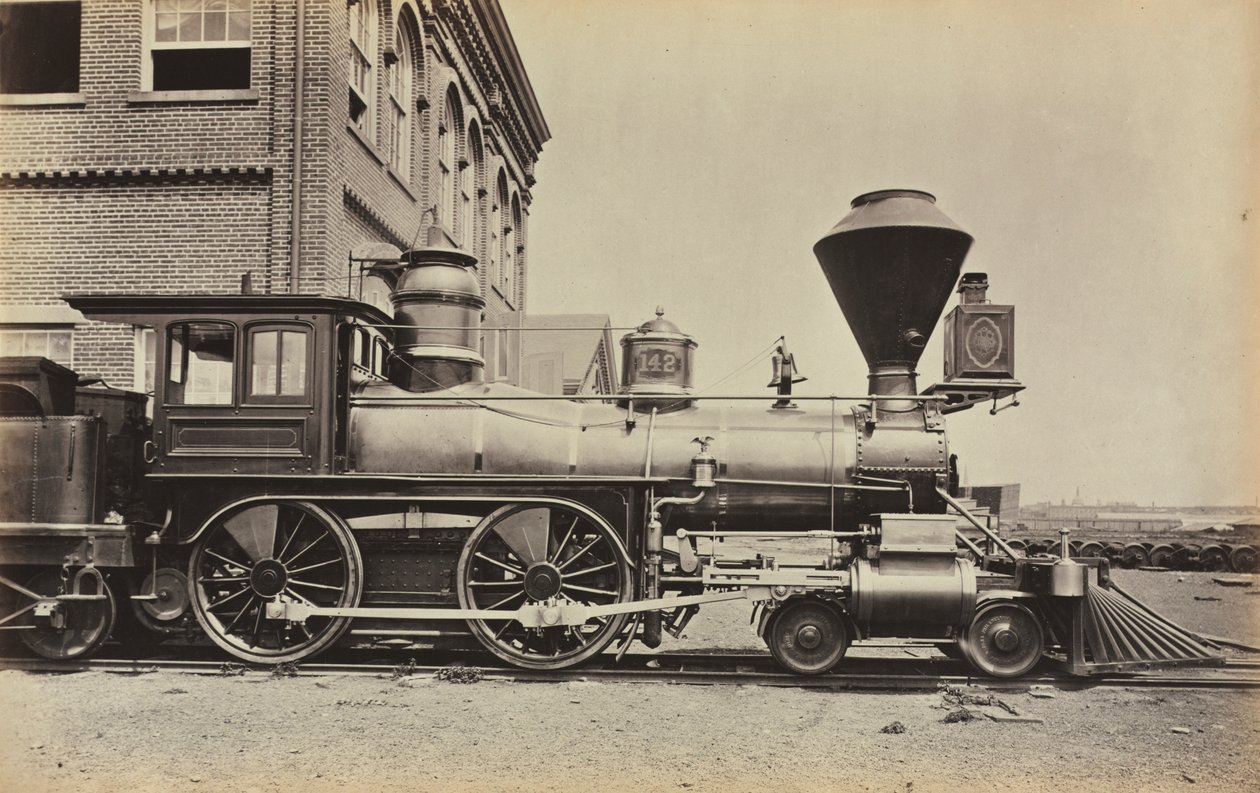 Untitled Pennsylvania Railroad Engine, c. 1868. alkotó: Unbekannt
