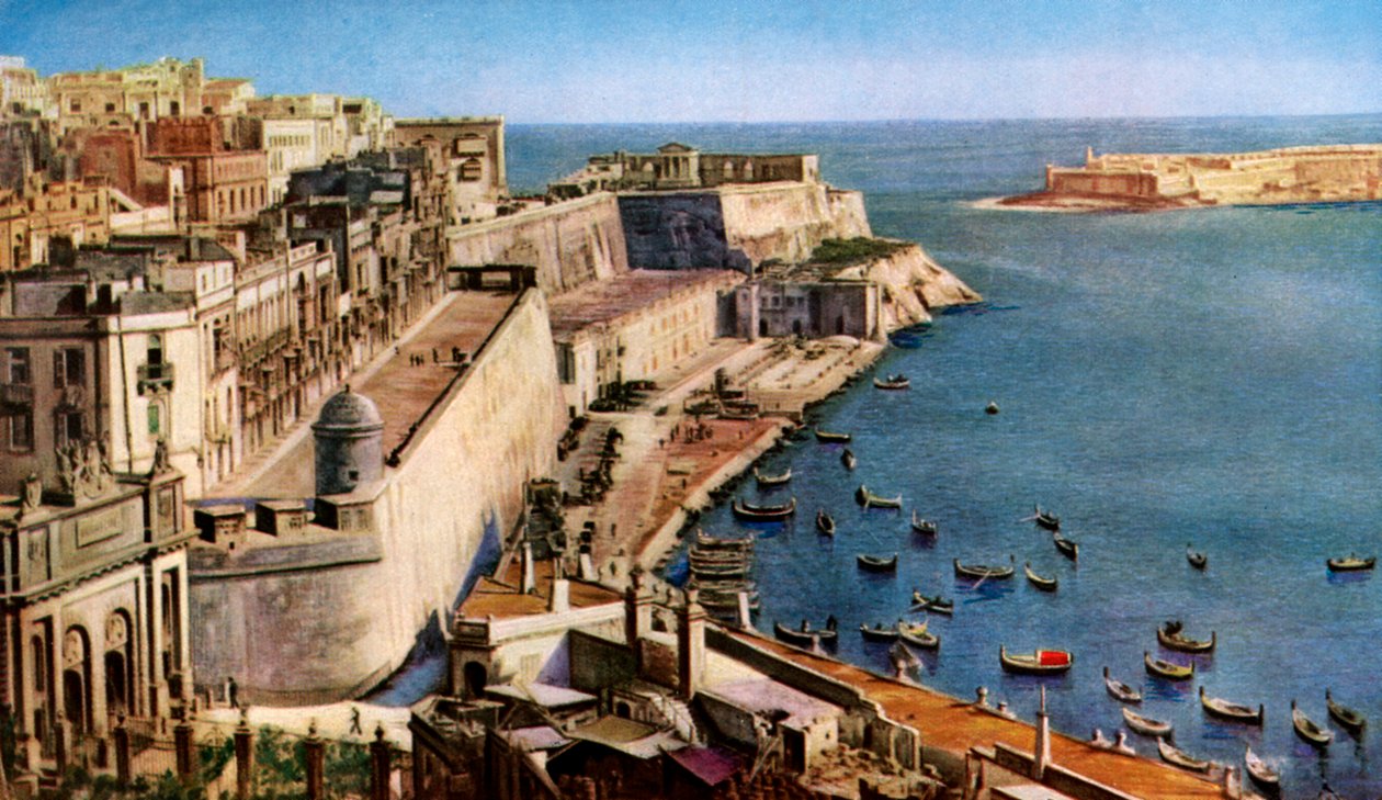 Valletta, Málta, 1930-as évek alkotó: Unbekannt