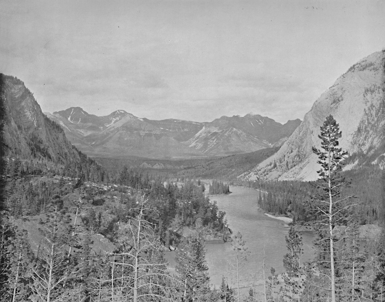 Valley of the Bow River, Alberta, Kanada, 1897. alkotó: Unbekannt