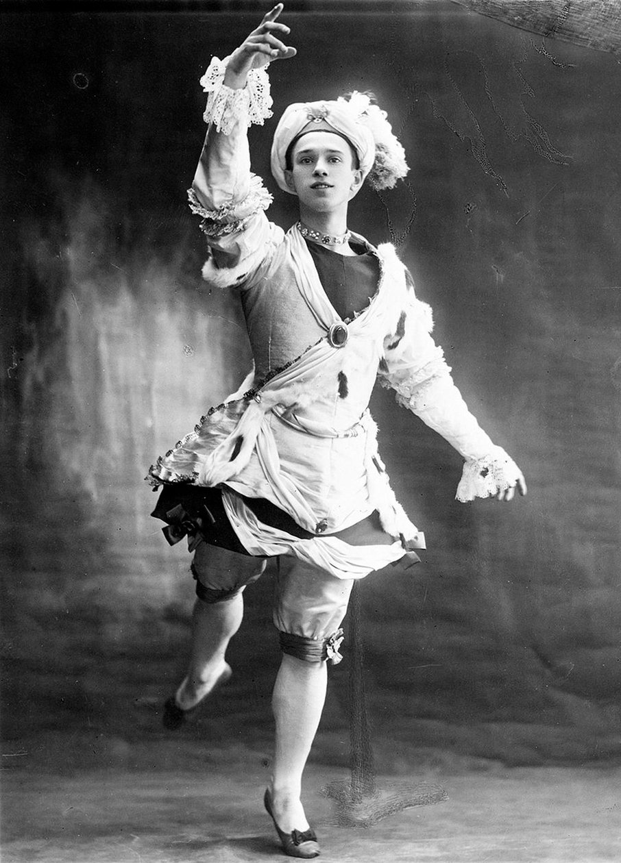 Vaslav Nijinsky orosz balett-táncos, 1909 alkotó: Unbekannt