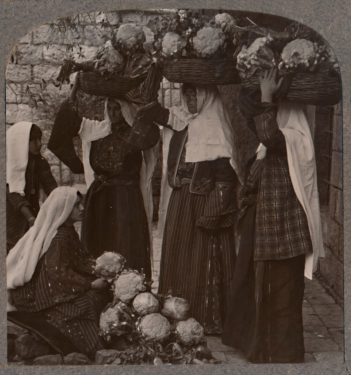 Zöldségárusok, Jeruzsálem, c1900 alkotó: Unbekannt