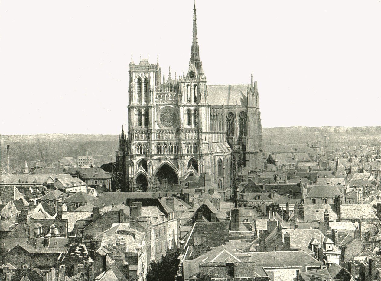 Kilátás a harangtoronyból, Amiens, Franciaország, 1895. alkotó: Unbekannt