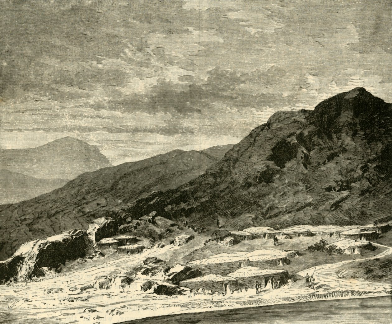 Nézet Örményországban, 1890. alkotó: Unbekannt