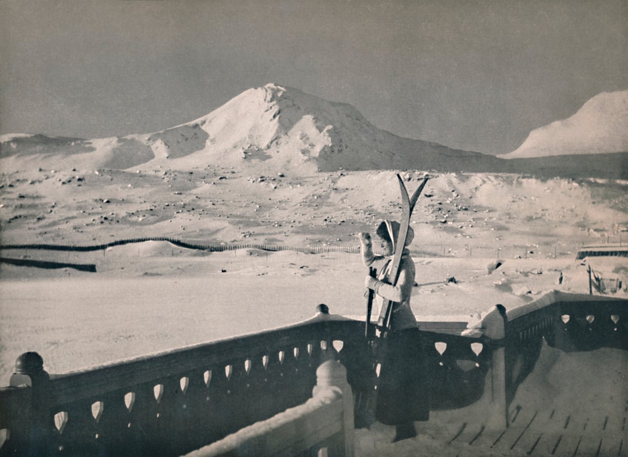 Finse kilátása, bergeni vasút, 1914. alkotó: Unbekannt