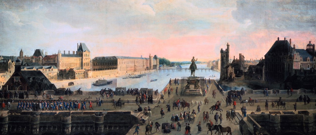 Kilátás a Pont Neuf-ra, Párizs, c1635 alkotó: Unbekannt