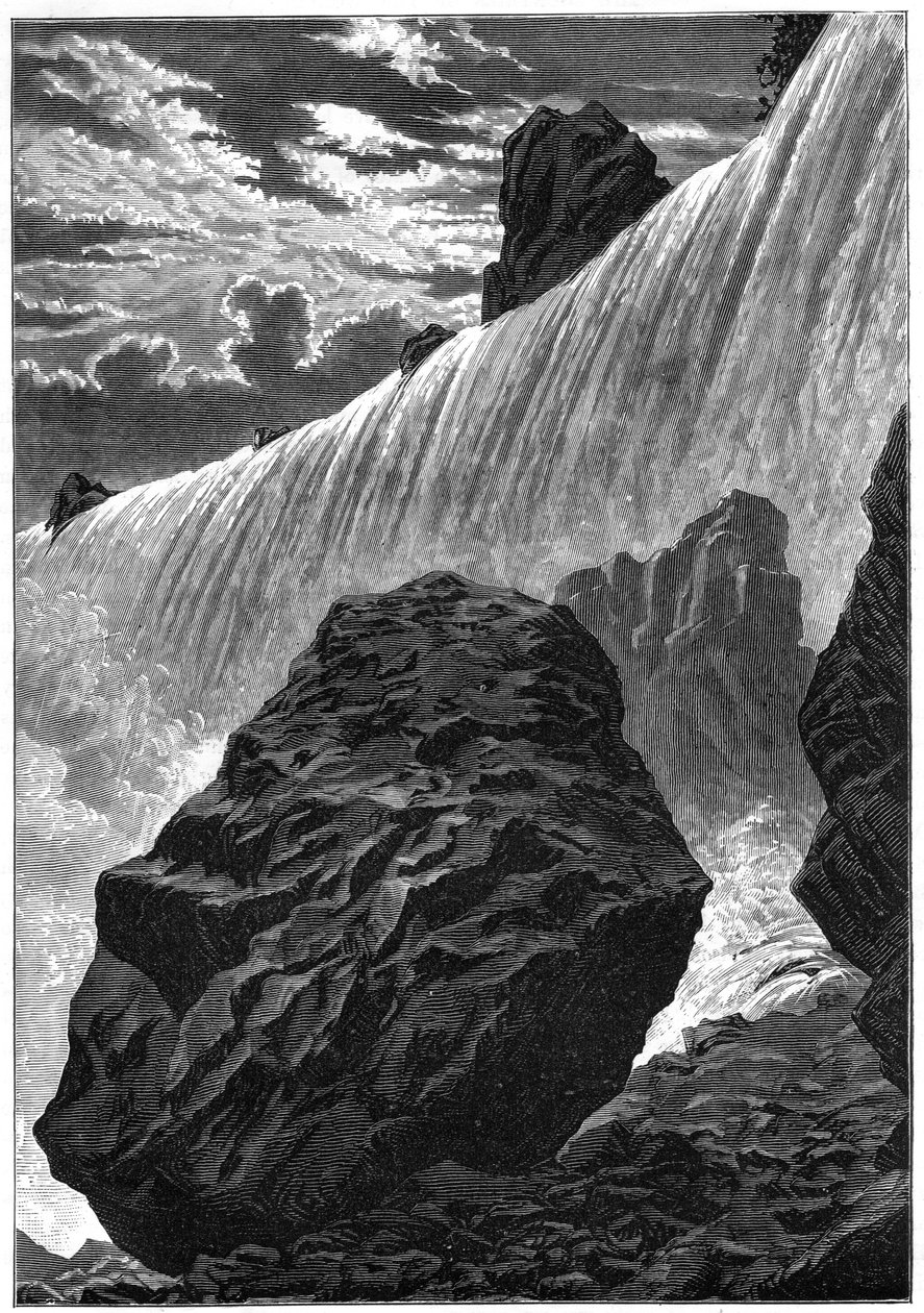 Kilátás a Niagara-vízesésre, 1877 alkotó: Unbekannt