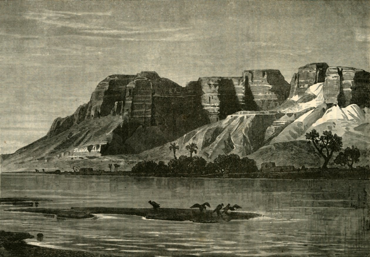 Kilátás a Nílusra, 1890. alkotó: Unbekannt