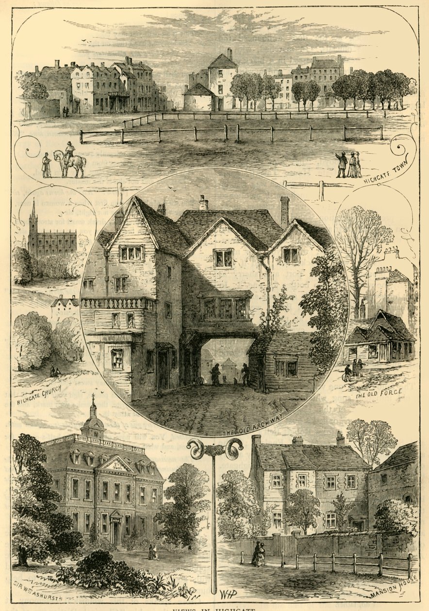 Views in Highgate, 1876. alkotó: Unbekannt
