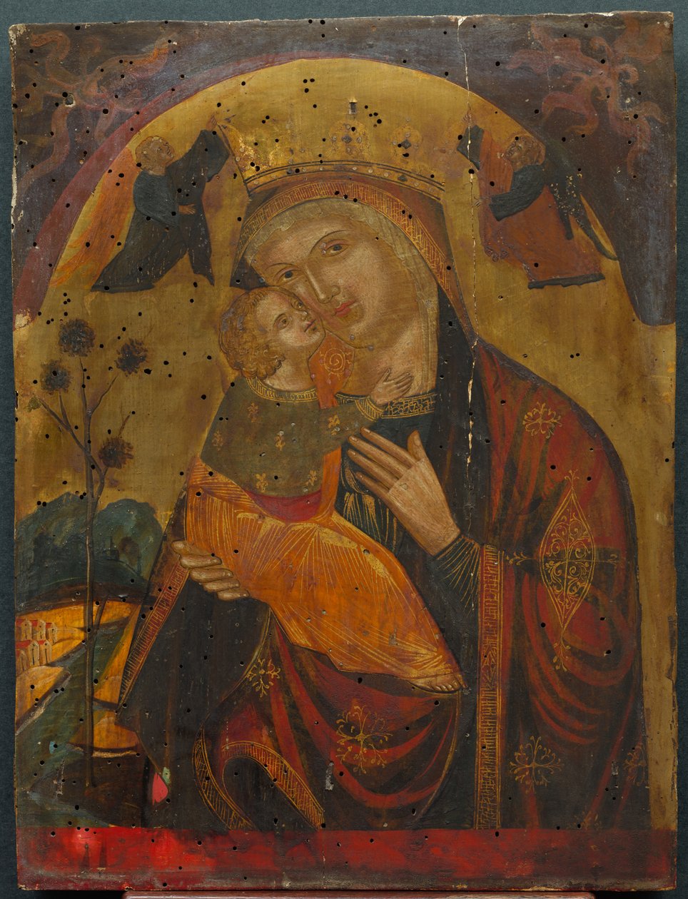 Szűz és gyermek, 1400-as évek. alkotó: Unbekannt