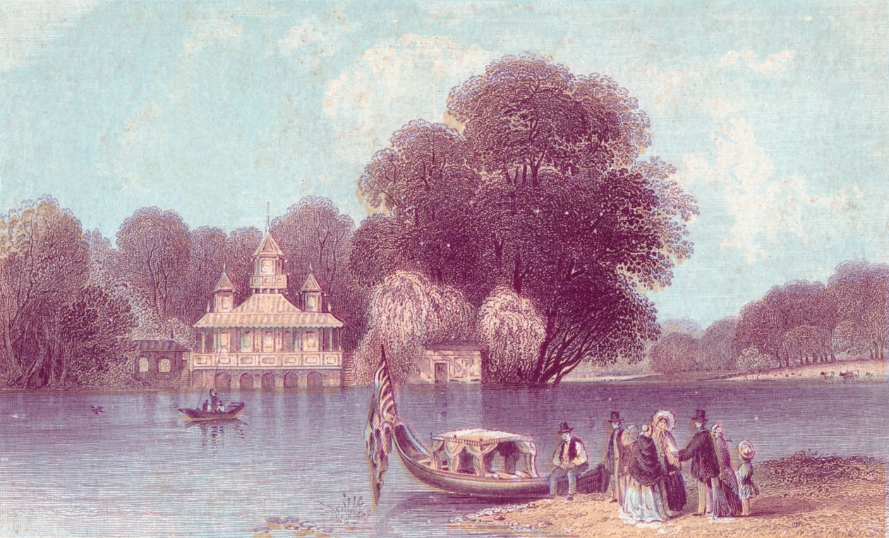 Virginia Water, 19. század. alkotó: Unbekannt