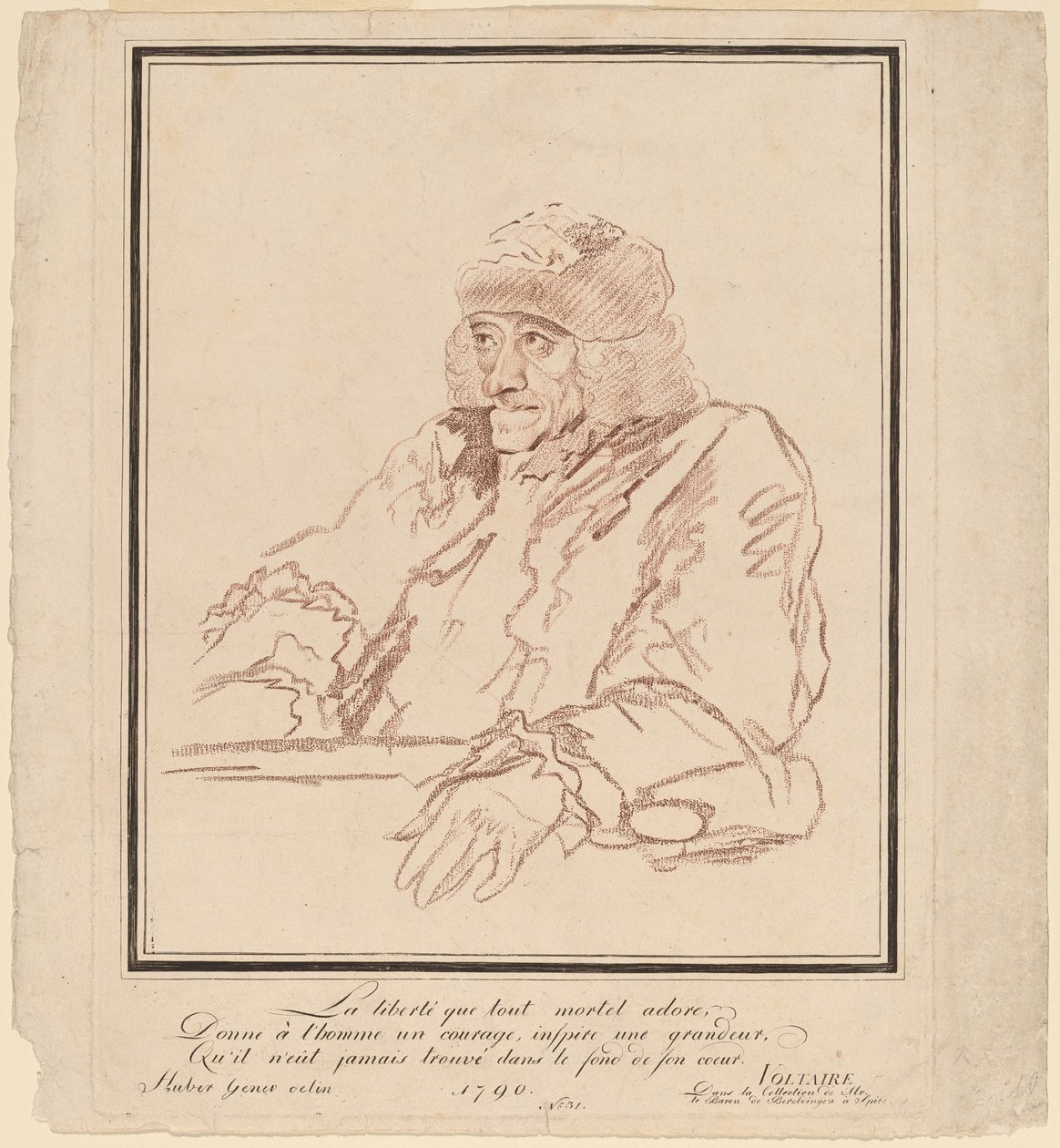 Voltaire, 1790. alkotó: Unbekannt