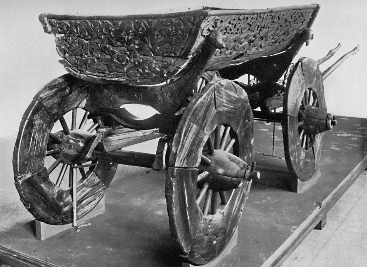 Kocsi az Oseberg hajóról, 1935 alkotó: Unbekannt