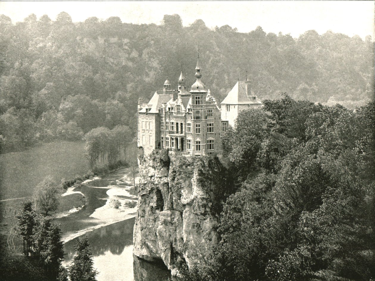 Walzin kastély, Dinant, Belgium, 1895. alkotó: Unbekannt