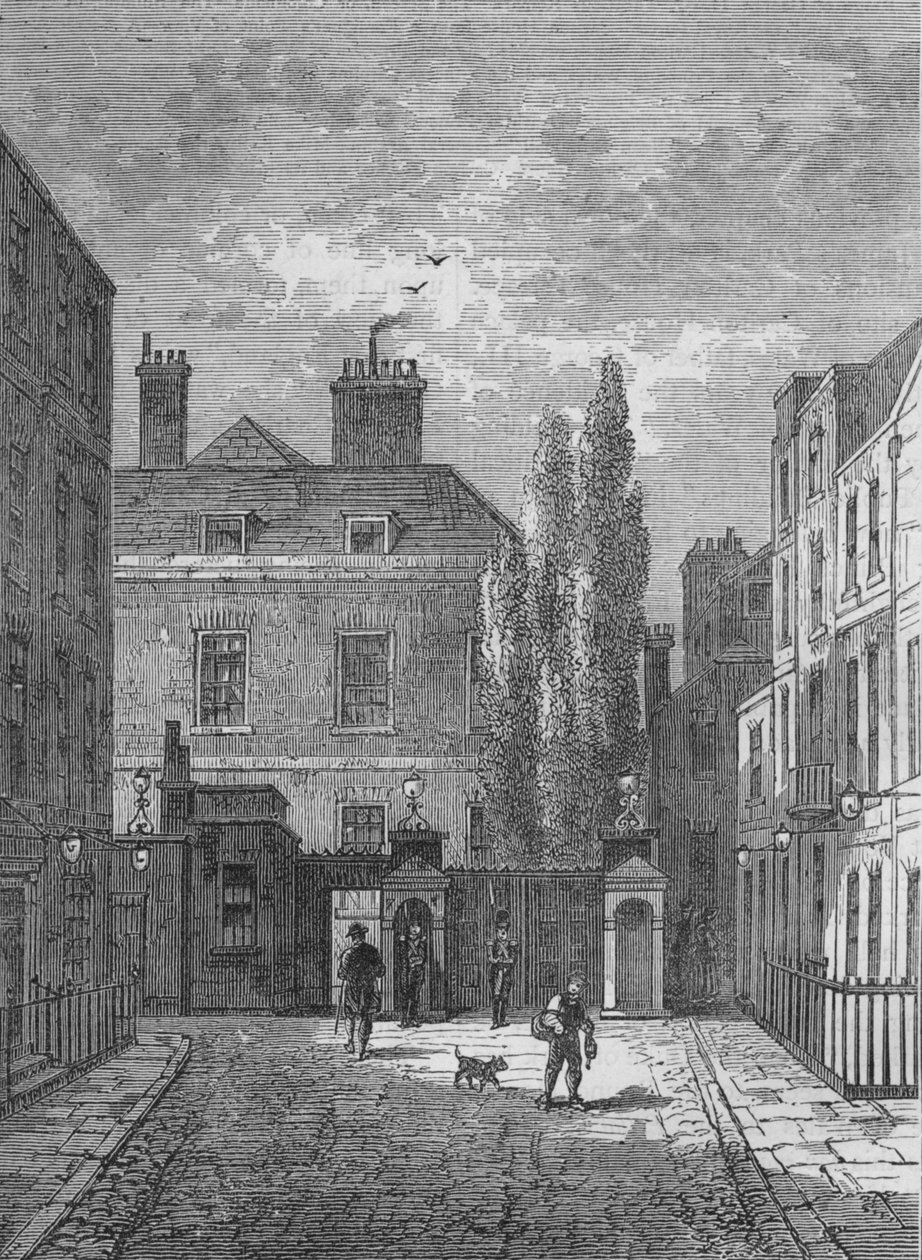 Warwick House, Westminster, London, 1810 1878 alkotó: Unbekannt