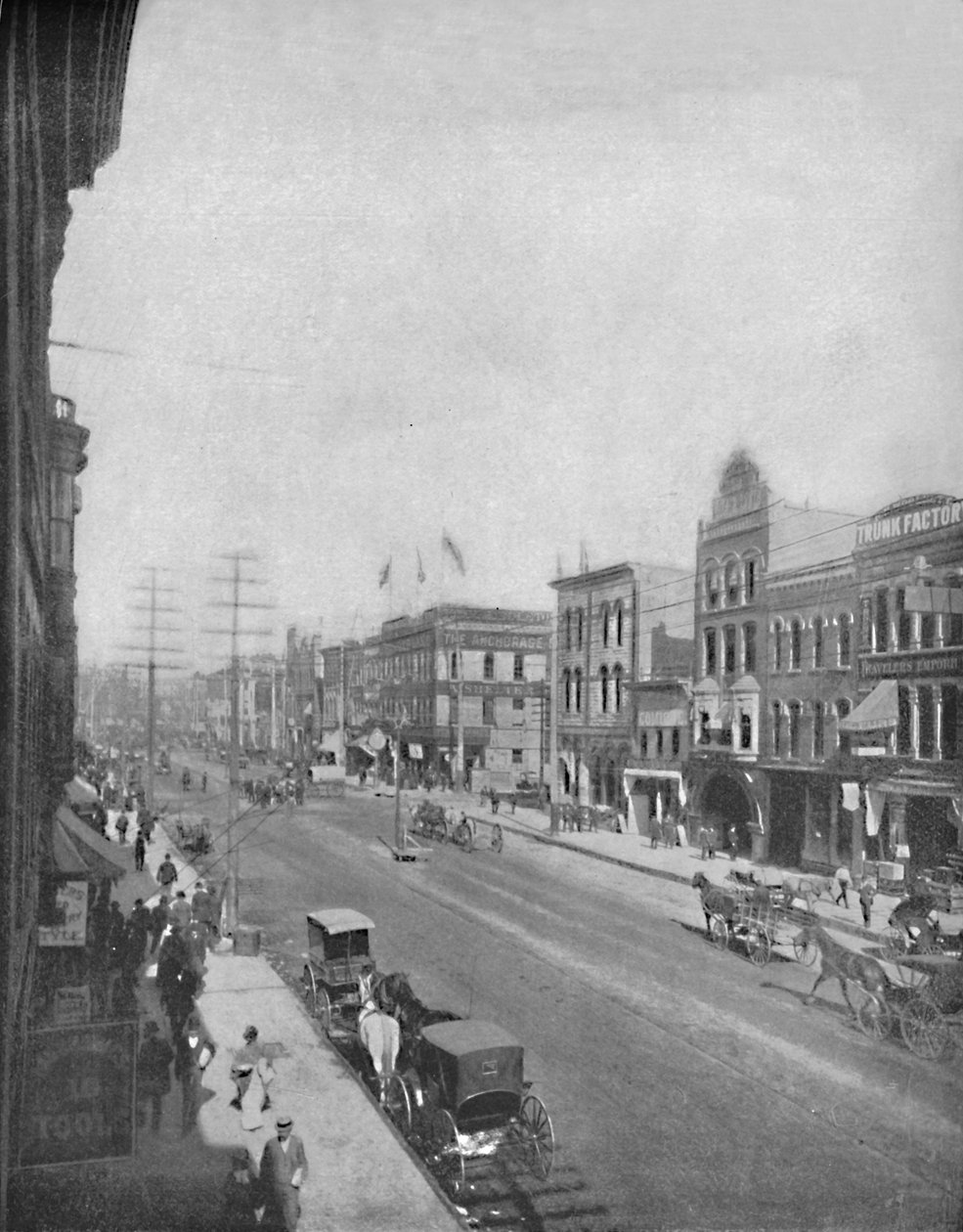 Washington Avenue, Minneapolis, Minnesota, 1897. alkotó: Unbekannt