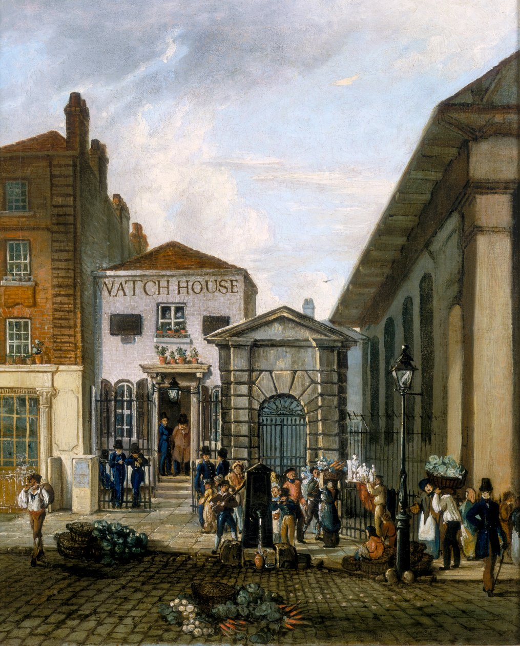 „Watch House, Covent Garden”, 1835 alkotó: Unbekannt