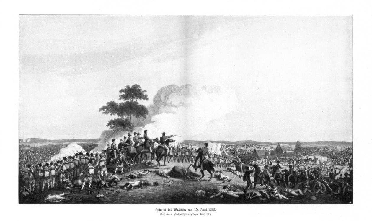 Waterloo-i hadjárat, 1815. június 15., 1900 alkotó: Unbekannt