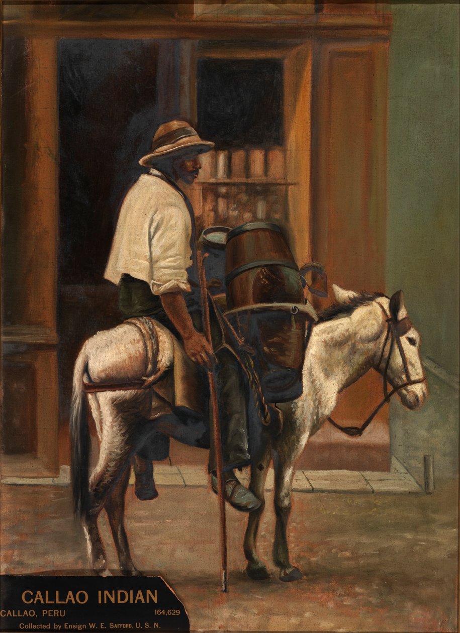 Waterman of Callao, kb. 1890-1892. alkotó: Unbekannt