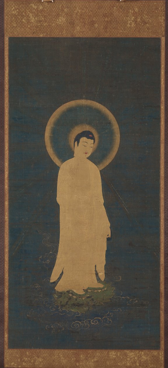 Amida Buddha Raigo érkezése, 12701333 körül. alkotó: Unbekannt