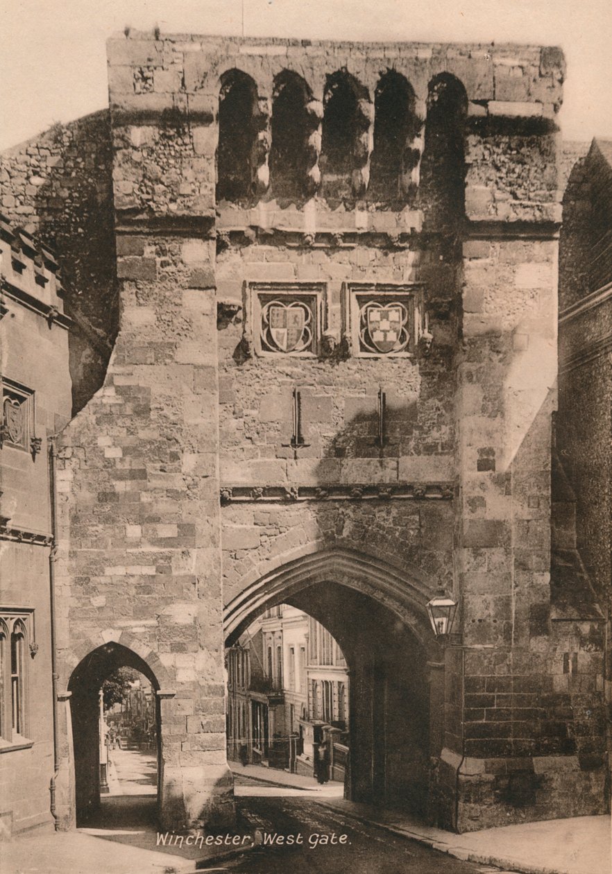 West Gate, Winchester, Hampshire, XX. század eleje alkotó: Unbekannt