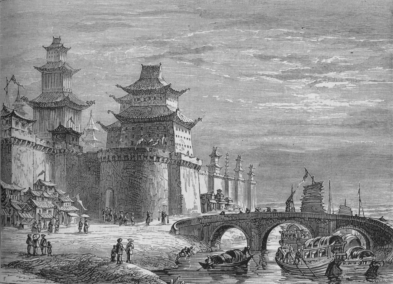 Western Gate, Pekin, 1880 alkotó: Unbekannt