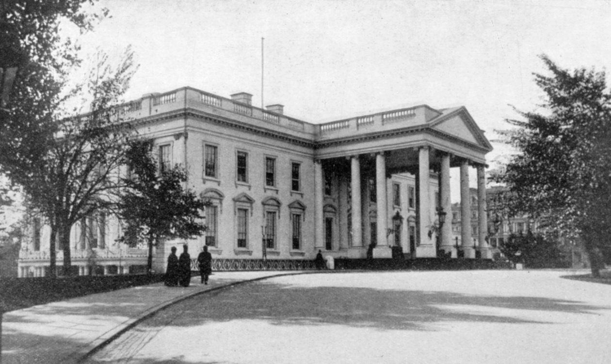 Fehér Ház, Washington, Egyesült Államok, 1901 alkotó: Unbekannt