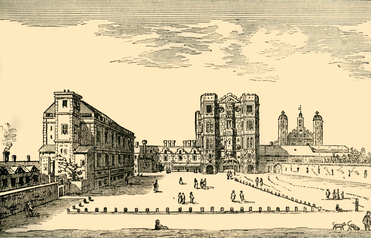 Whitehall 1650, 1881 körül. alkotó: Unbekannt