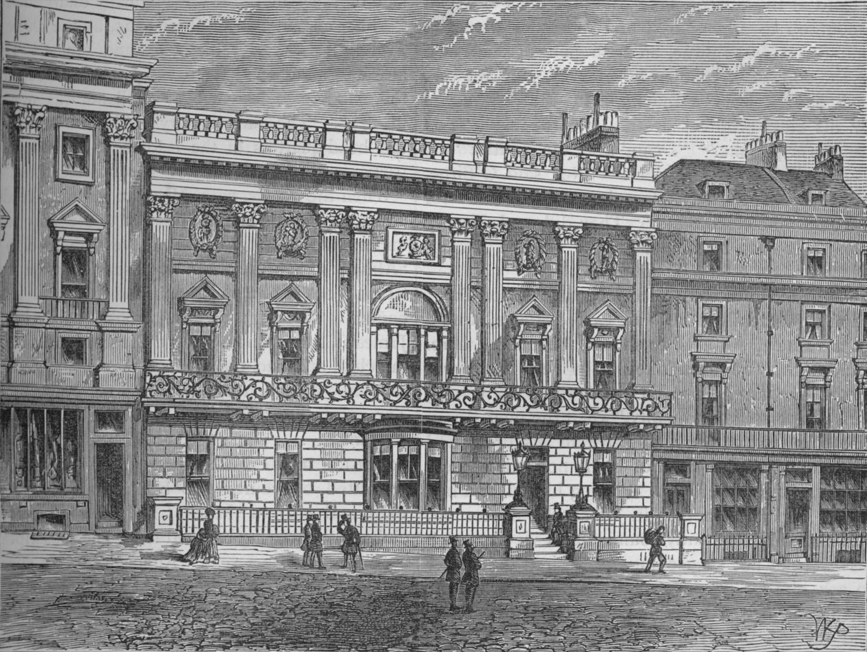 Whites Club, Westminster, London, 1875 1878 alkotó: Unbekannt