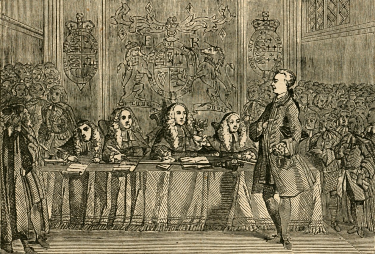 Wilkes a tárgyalásán, 1897. alkotó: Unbekannt