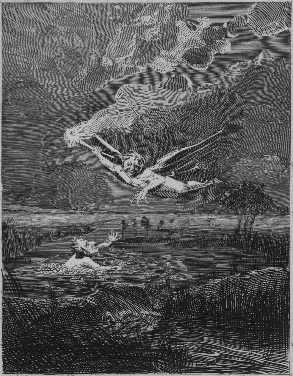 Will O the Wisp, c19. század alkotó: Unbekannt