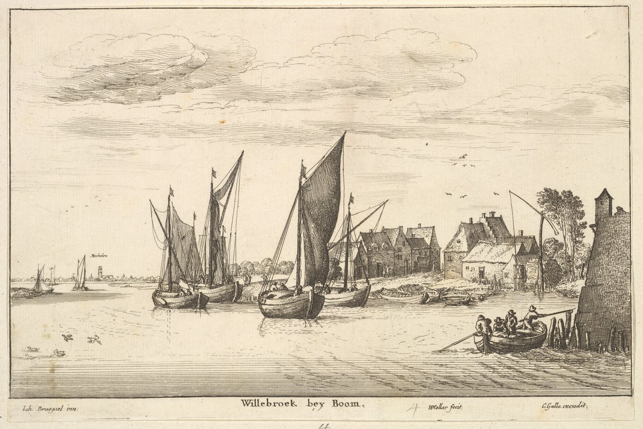 Willebroeck bey Boom, 1651. alkotó: Unbekannt