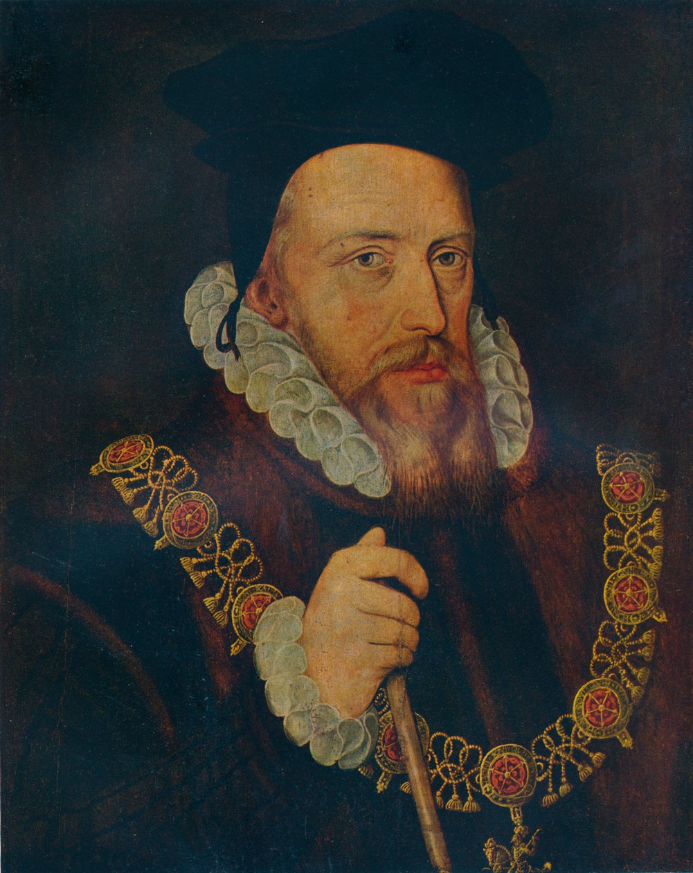 William Cecil, Lord Burghley, 16. század alkotó: Unbekannt