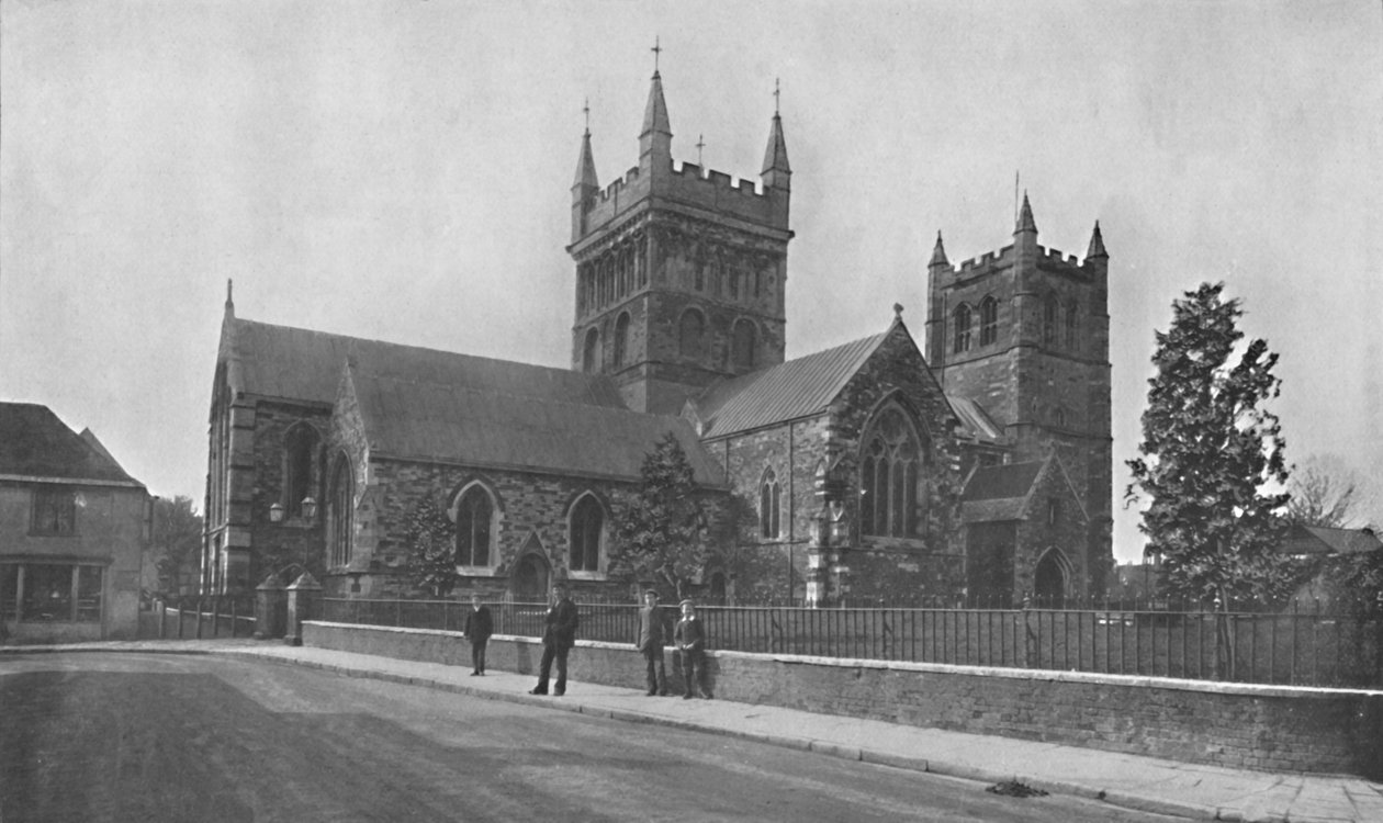 Wimborne Minster, 1910 alkotó: Unbekannt