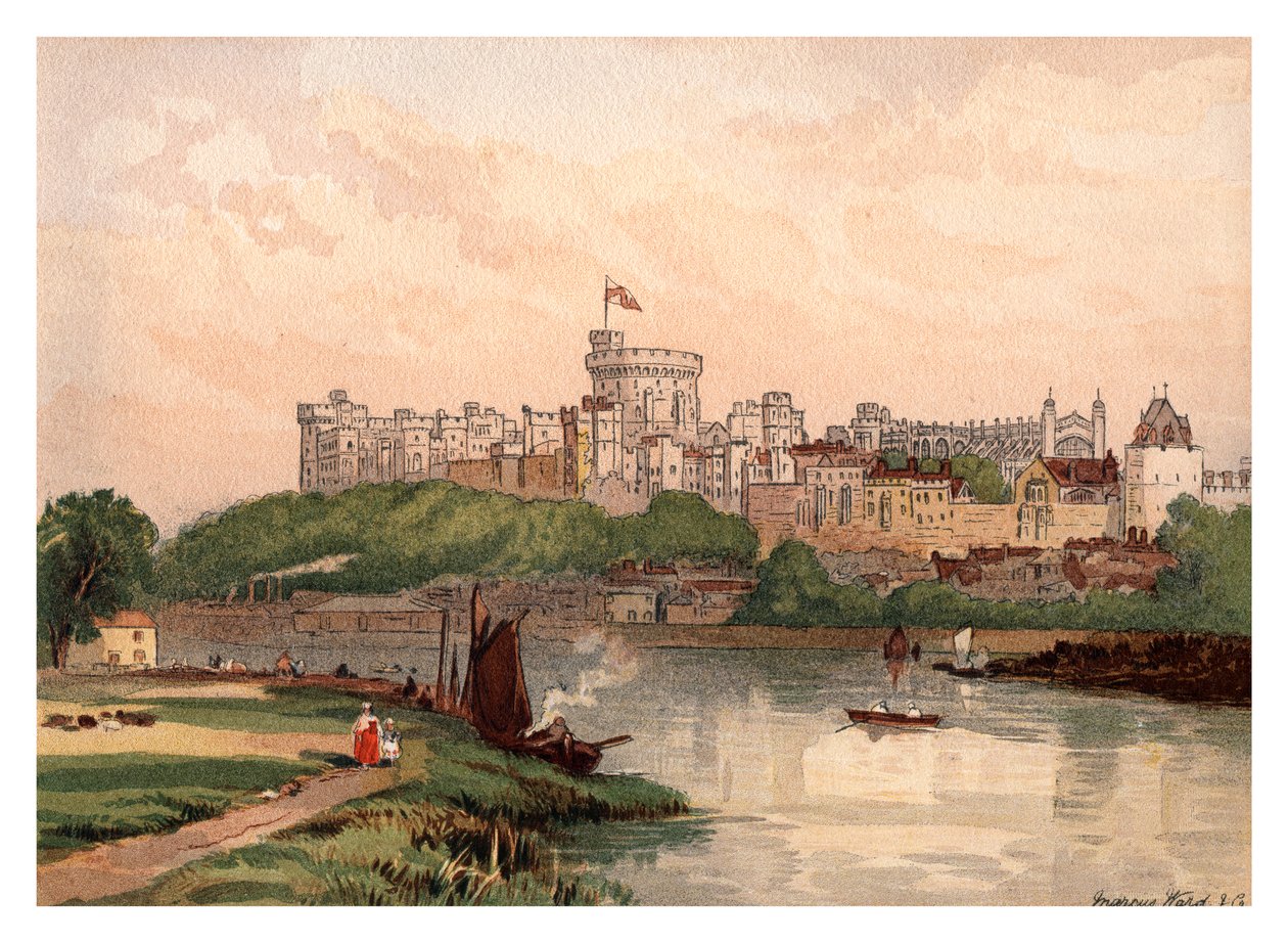 Windsori kastély, 1880 alkotó: Unbekannt