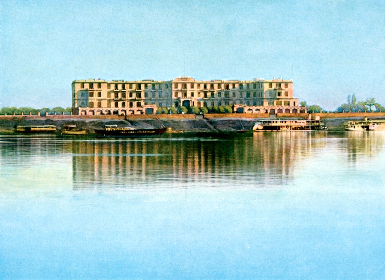 Winter Palace Hotel, Luxor, Egyiptom, 20. század alkotó: Unbekannt