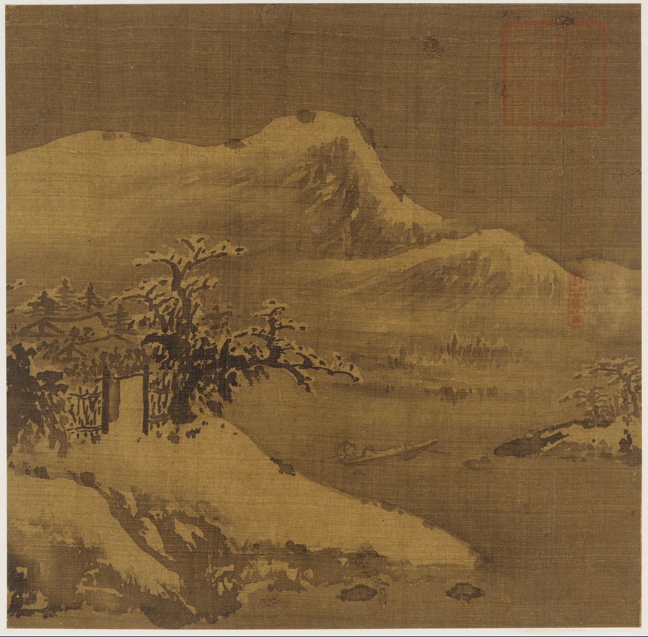 Téli táj, Ming-dinasztia, 1368-1644. alkotó: Unbekannt