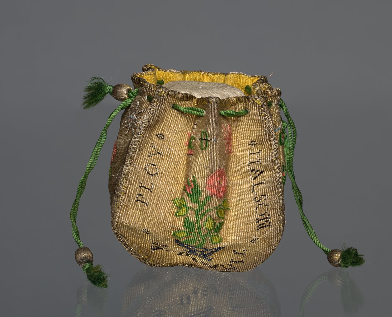 Szőtt erszény, 1700-as évek. alkotó: Unbekannt
